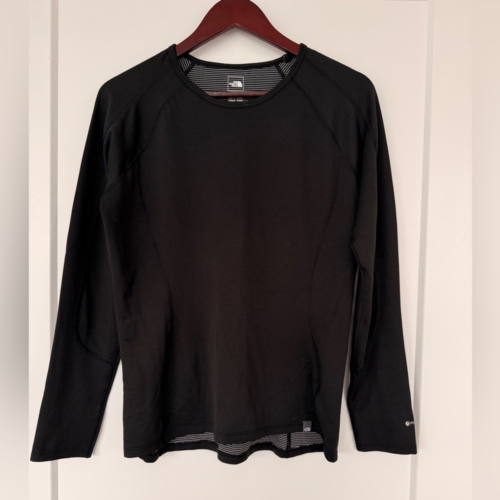 The North Face Classic Black Long Sleeve Tee